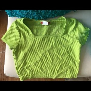 Espirit Lime Crop Top